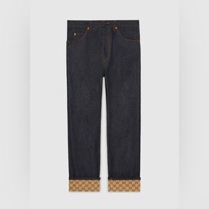Gucci Jeans with Cuffs Size 34 Brand New